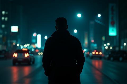 Cinematic still from the feature film 'City Lights'