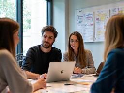 Meeting discussing ideas